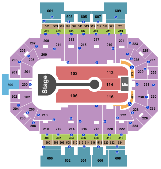 Allen County War Memorial Coliseum Lauren Daigle 2024 Seating Chart