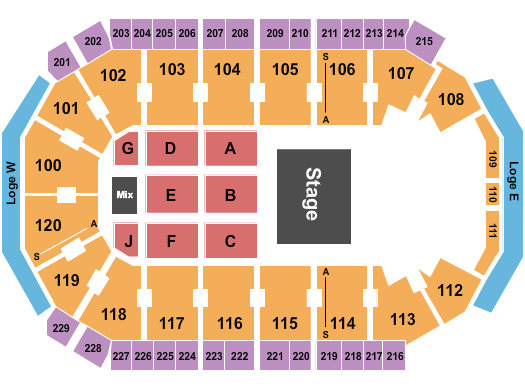 Credit Union of Texas Event Center Theresa Caputo Seating Chart