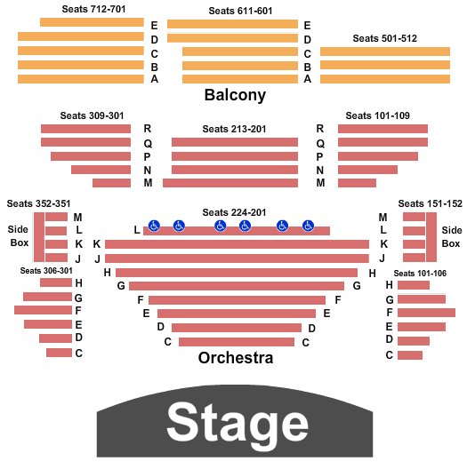 Allen Theatre Cleveland Ohio Seating Chart