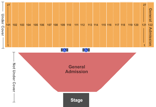 Allentown Fairgrounds Endstage GA Seating Chart