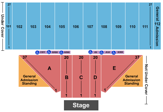 Allentown Fairgrounds End Stage Seating Chart