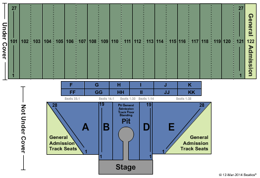 Allentown Fairgrounds Lady Antebellum Seating Chart