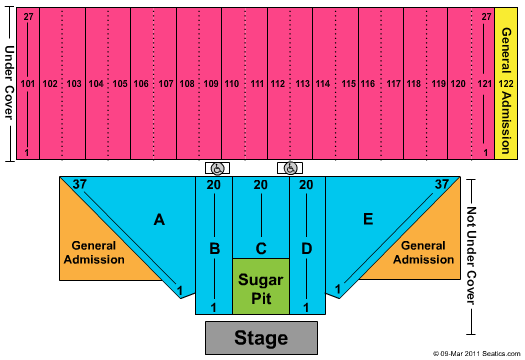 Allentown Fairgrounds Sugarland Seating Chart