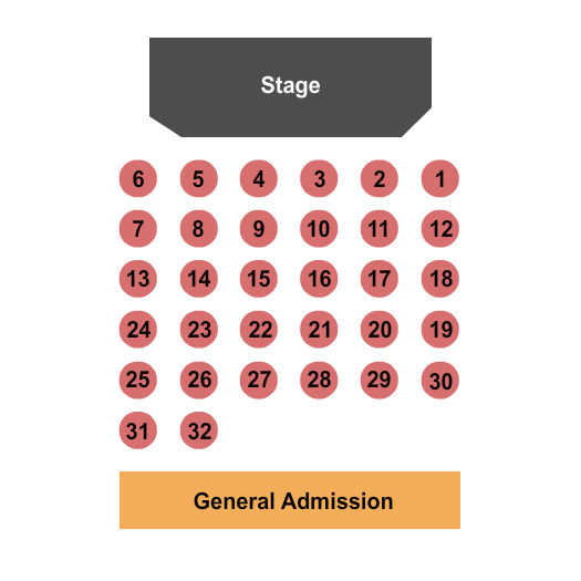 Alliance Event Center End Stage Seating Chart