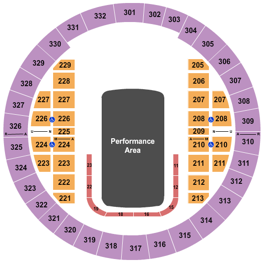 Alliant Energy Center - Veterans Memorial Coliseum Cirque Crystal Seating Chart