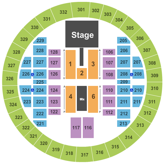 Alliant Energy Center - Veterans Memorial Coliseum Def Leppard Seating Chart