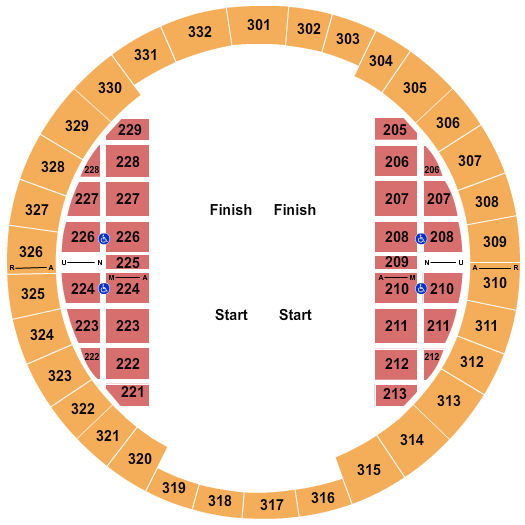 Alliant Energy Center - Veterans Memorial Coliseum Monster Trucks Seating Chart