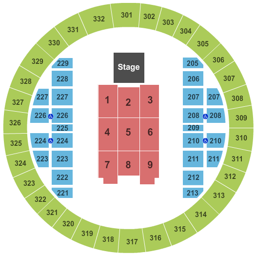 Alliant Energy Center - Veterans Memorial Coliseum Theresa Caputo Seating Chart