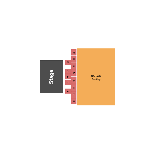 Alliant Energy PowerHouse Table Seating Seating Chart