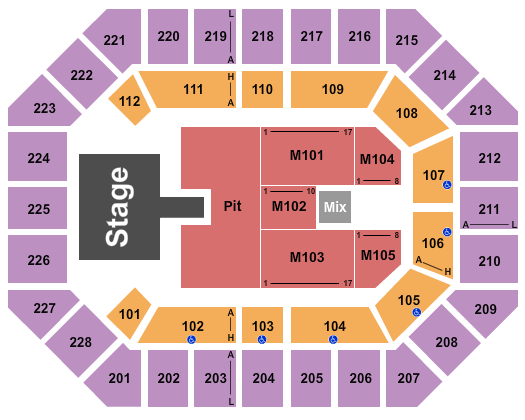 Alliant Energy PowerHouse Brantley Gilbert Seating Chart