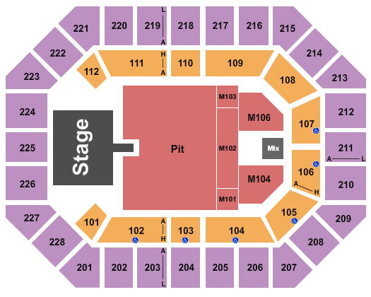 Alliant Energy PowerHouse Breaking Benjamin Seating Chart