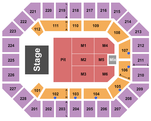 Alliant Energy PowerHouse Parker McCollum Seating Chart