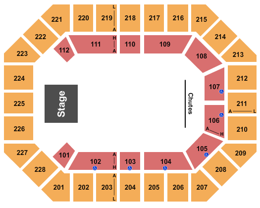 Alliant Energy PowerHouse Rodeo 2 Seating Chart