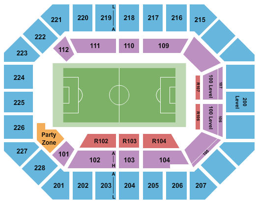 Alliant Energy PowerHouse Soccer 2 Seating Chart