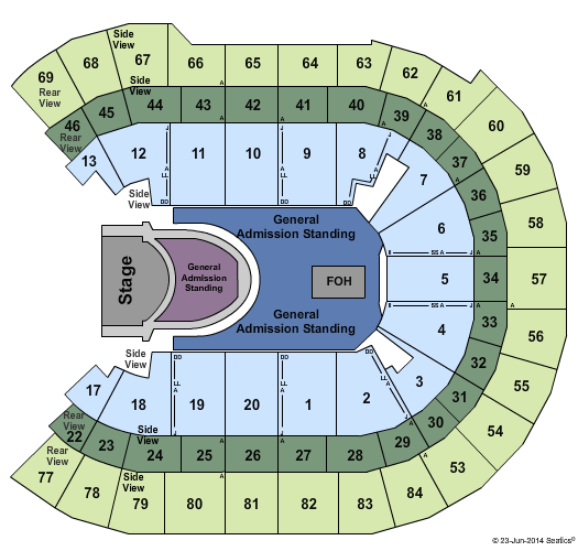 Qudos Bank Arena Robbie Williams Seating Chart