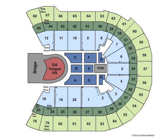 Qudos Bank Arena Rolling Stones Seating Chart