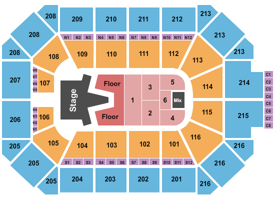 Allstate Arena AJR Seating Chart
