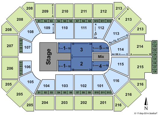Allstate Arena Ariana Grande Seating Chart