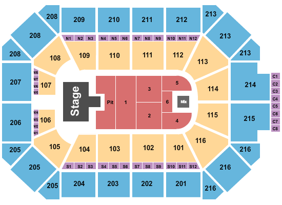 Allstate Arena Buju Banton Seating Chart