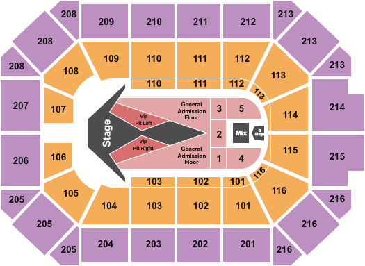 Allstate Arena Carrie Underwood-2 Seating Chart