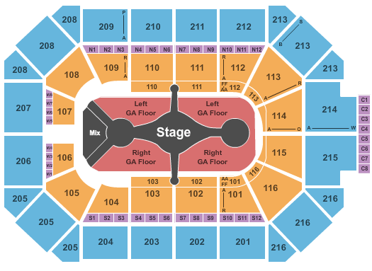 Allstate Arena Carrie Underwood Seating Chart