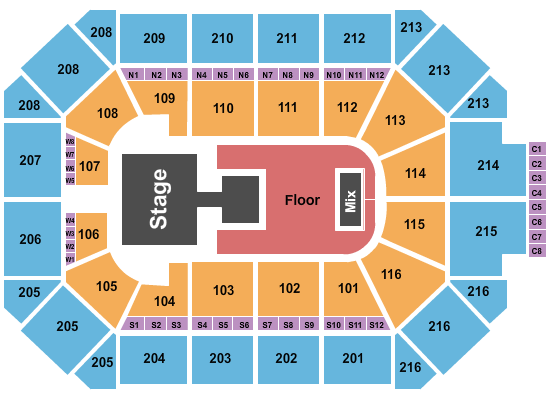 Allstate Arena Charli XCX Seating Chart