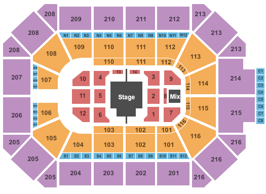 Allstate Arena Chris Brown Seating Chart