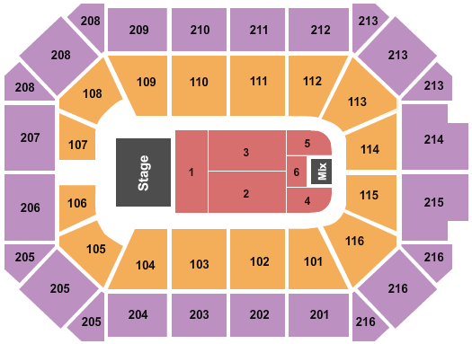 Los Temerarios Allstate Arena Seating Chart