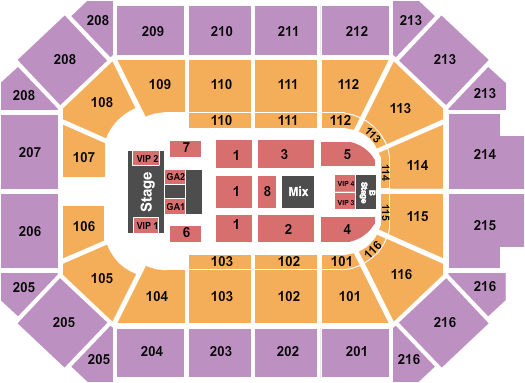 Allstate Arena Demi Lovato Seating Chart