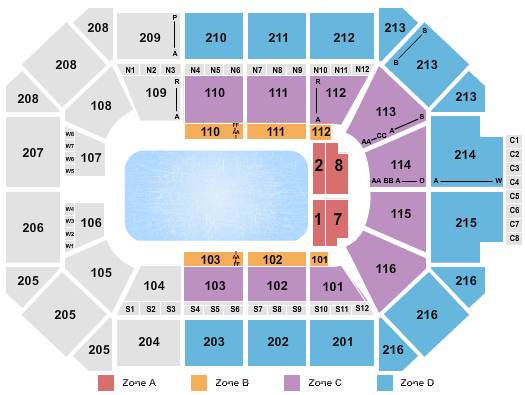 Wwe Seating Chart Allstate Arena