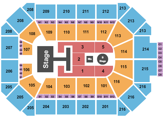 Allstate Arena Disney's Descendants Seating Chart