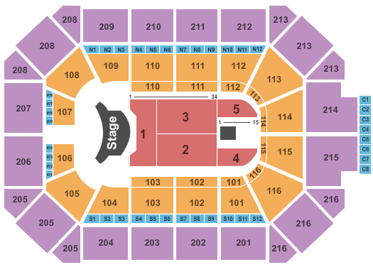 Allstate Arena Ed Sheeran Seating Chart
