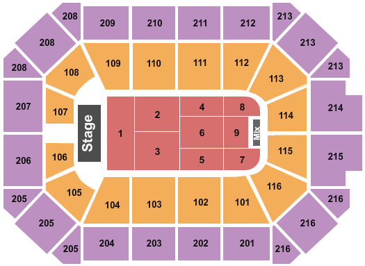 Allstate Arena Endstage 4 Seating Chart