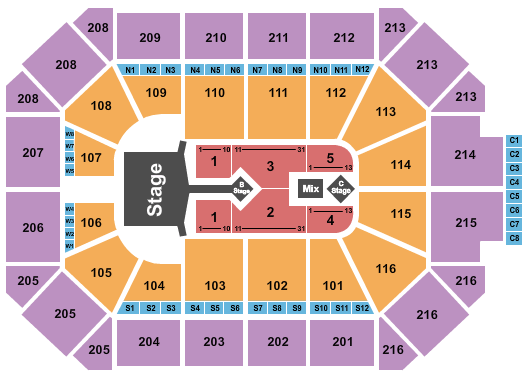Allstate Arena Enrique & Pitbull Seating Chart