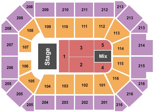 Allstate arena seating chart rows