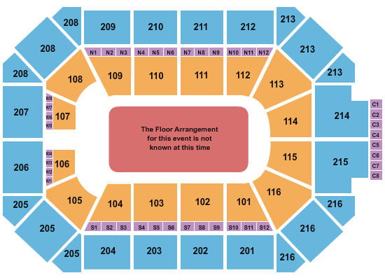 Allstate Arena Generic Floor Seating Chart