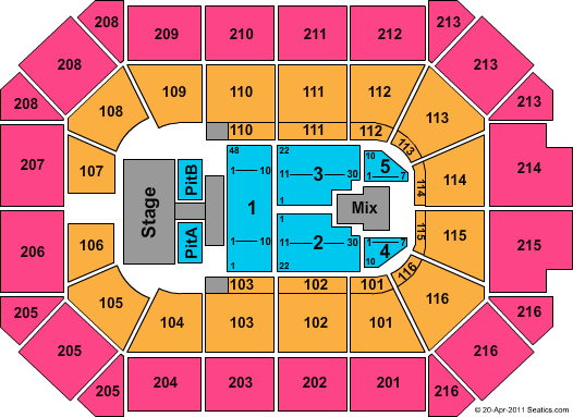 Allstate Arena Glee Seating Chart