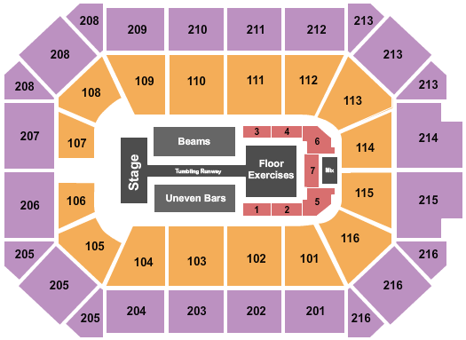 Allstate Arena Gold Over America Seating Chart