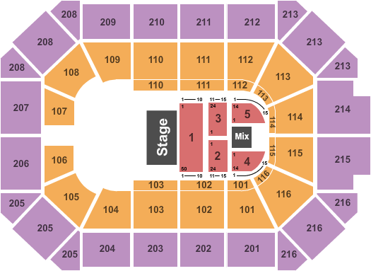 Allstate Arena Half House Seating Chart