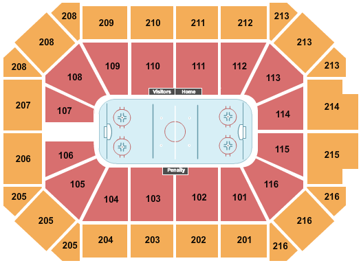 Allstate Arena Hockey 2 Seating Chart