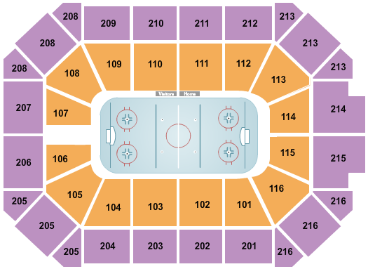 Allstate Arena Hockey 2 Seating Chart