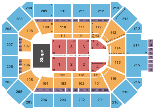 Allstate Arena Janet Jackson Seating Chart