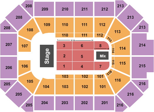 Allstate Arena Jeff Lynnes Seating Chart