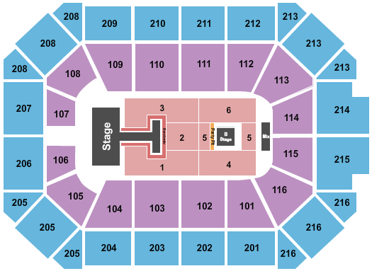 Allstate Arena NKOTB 2022 Seating Chart