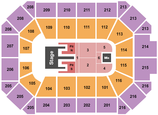 Allstate Arena Kane Brown Seating Chart