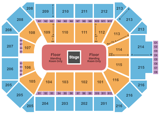 Allstate Arena Kanye West Seating Chart
