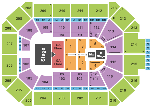 Allstate Arena Keith Urban Seating Chart
