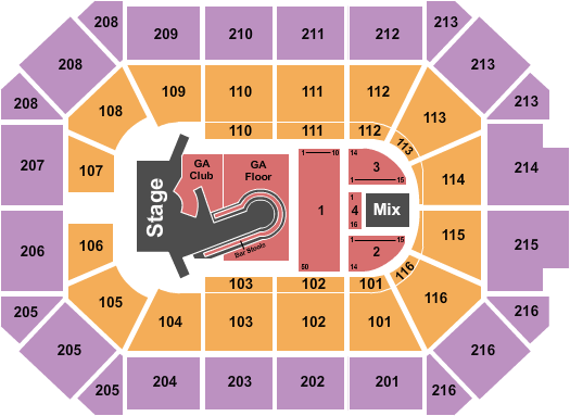 Allstate Arena Kelly Clarkson Seating Chart