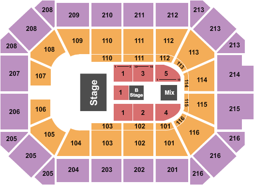 Allstate Arena Little Big Town Seating Chart