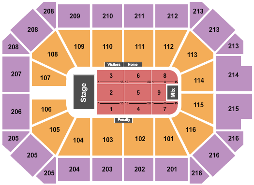 Allstate Arena Logic Seating Chart